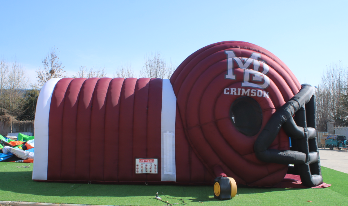 Inflatable Football Helmet Tunnel - On Sale