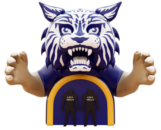 Inflatable Bobcat Mascot Tunnel