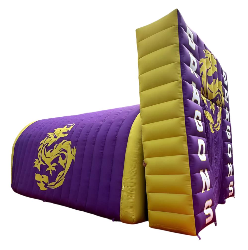 Inflatable Dragons Front Wall Tunnel Side