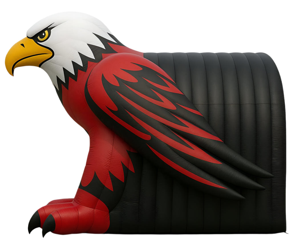 Small Inflatable Eagles Tunnel Side