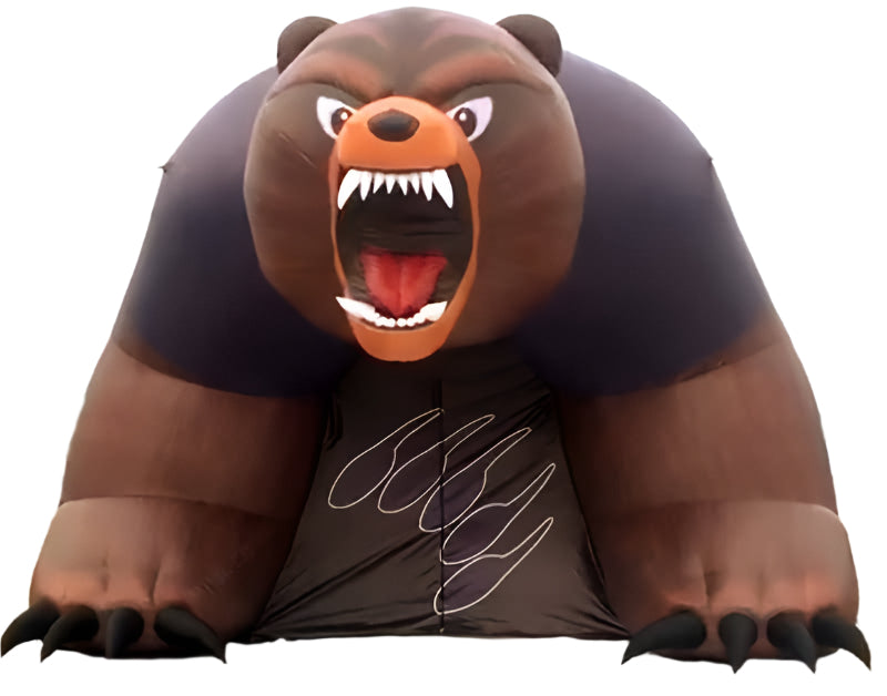 Inflatable Grizzly Bear Tunnel