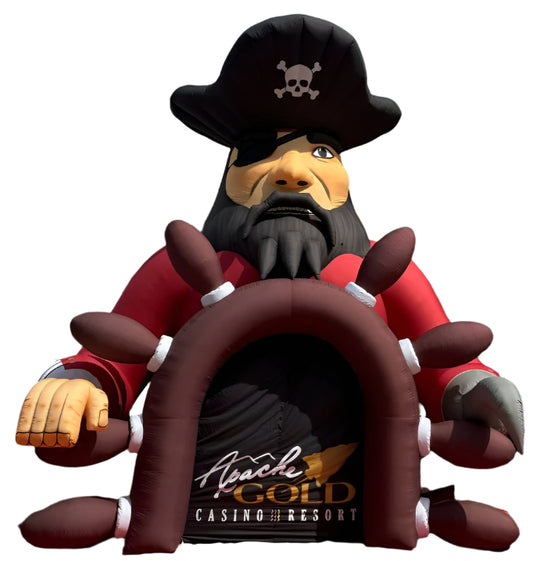 inflatable pirate tunnel