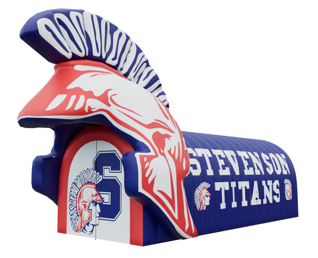 Inflatable Spartan Titans Tunnel