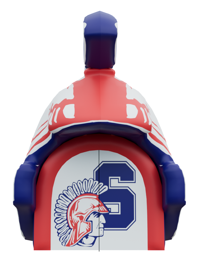 Inflatable Spartan Titans Tunnel Front