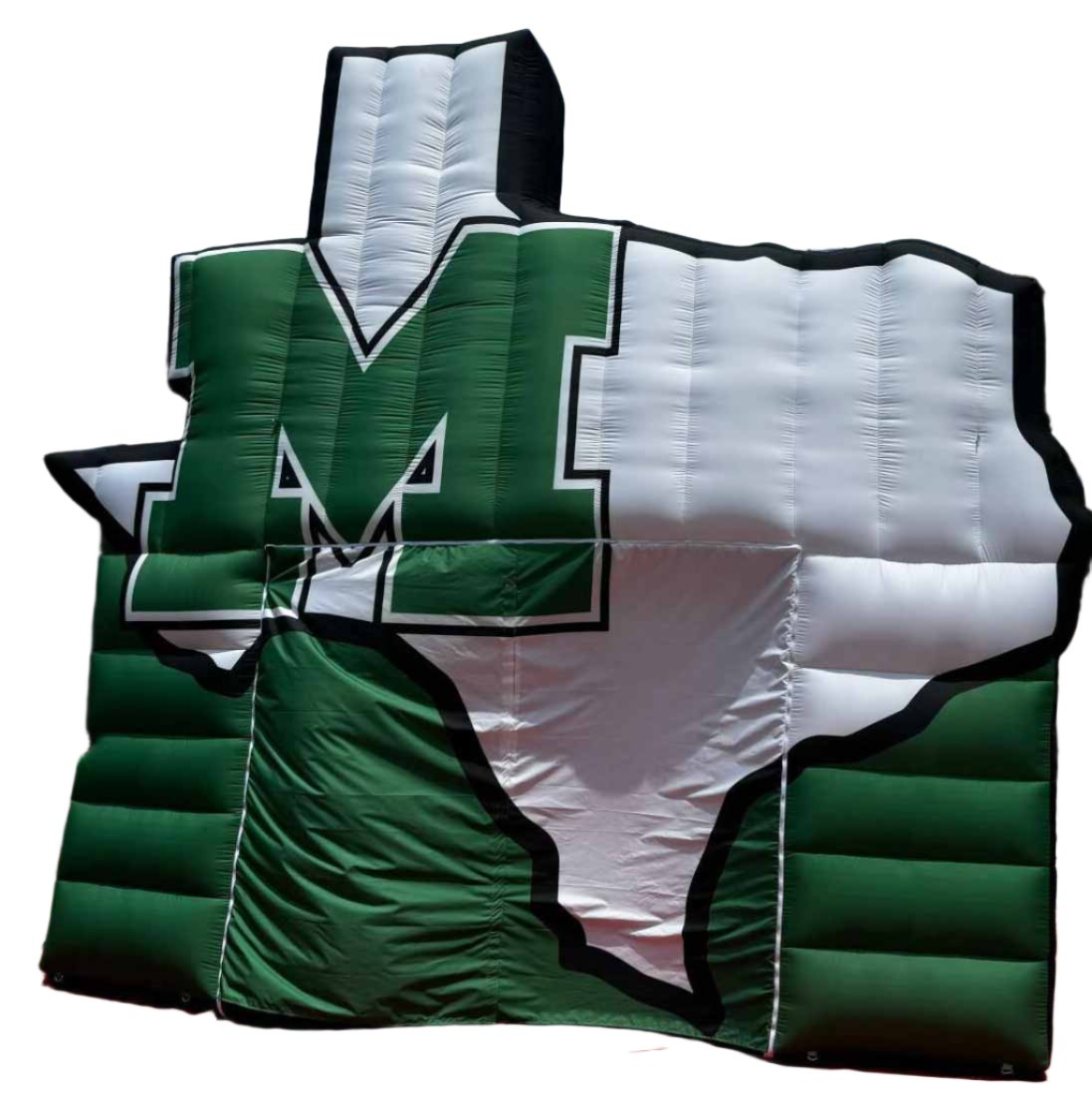 Inflatable Front Wall Tunnel TX State Shape