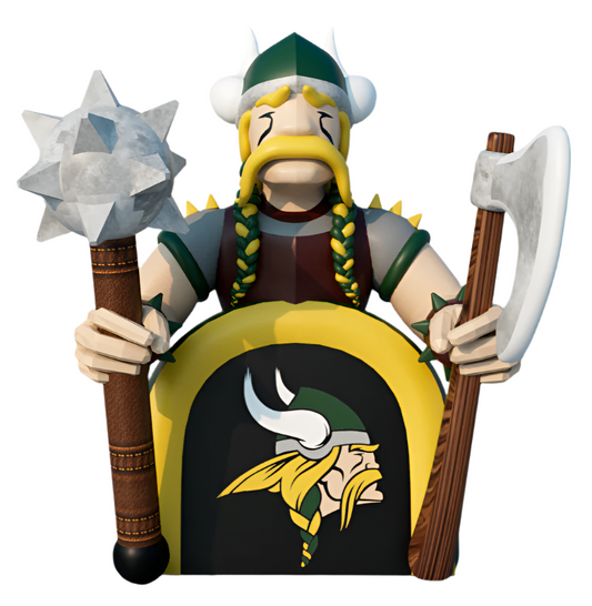 inflatable viking mascot tunnel