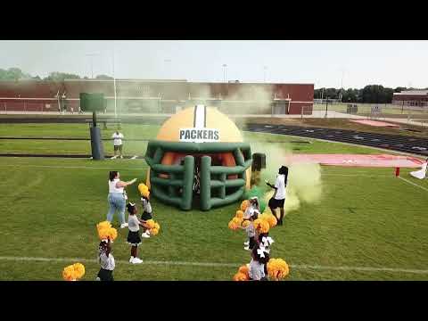 Inflatable Football Helmet Tunnel Video