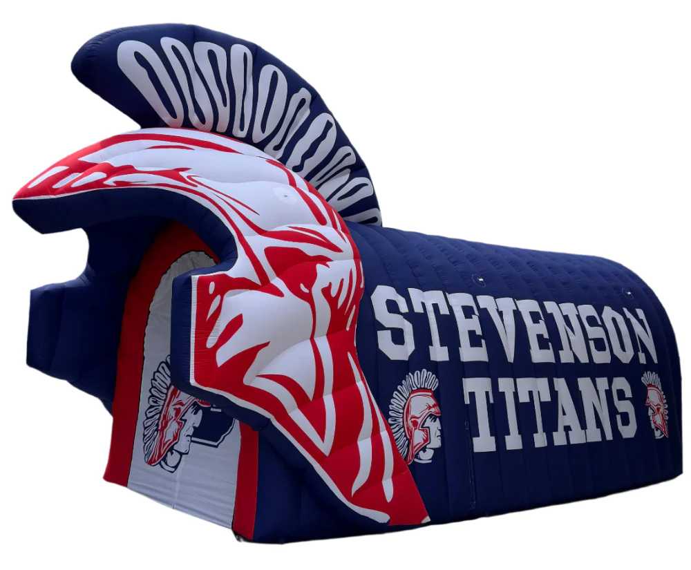 titans helmet tunnel front side view