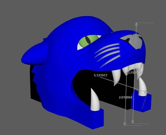 Inflatable Panther Head Tunnel – Inflatable Football Tunnels