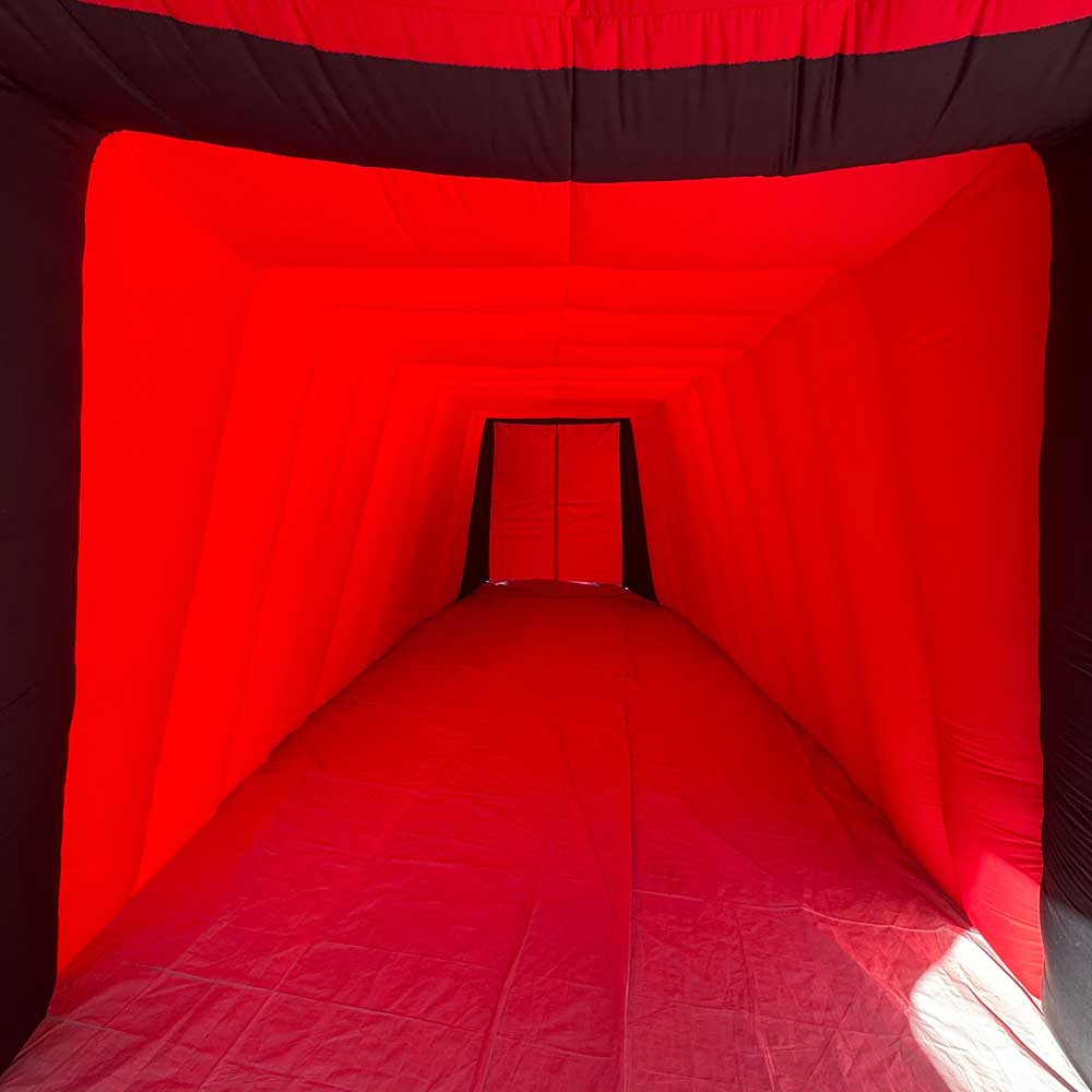 Inflatable Warrior Helmet Tunnel Inside