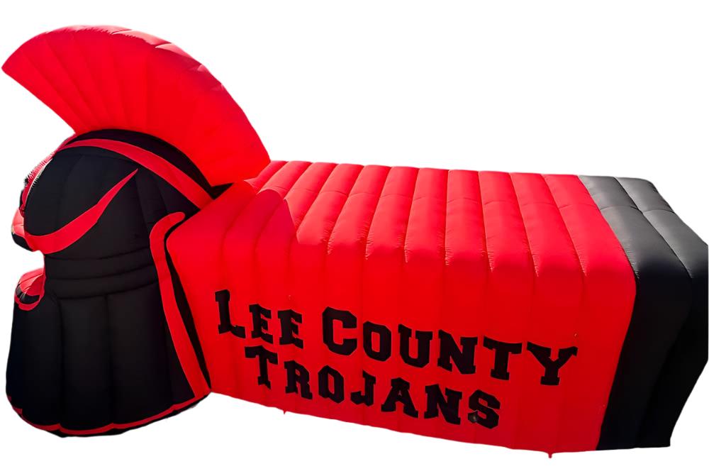 Inflatable Warrior Helmet Tunnel Top