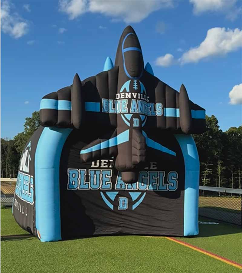 Inflatable Fighter Jet Tunnel