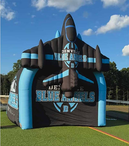 Inflatable Fighter Jet Tunnel