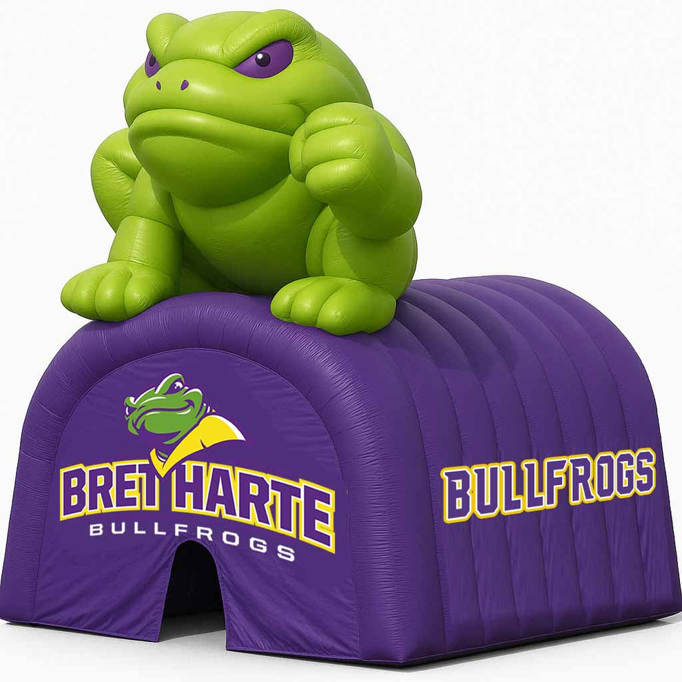 Inflatable Bullfrog Tunnel – Inflatable Football Tunnels