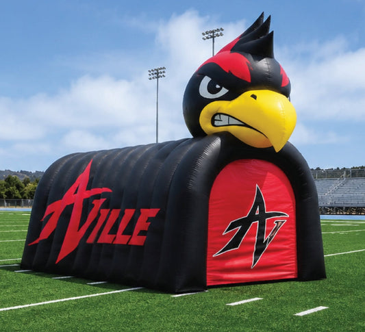 Cardinal Mascot Tunnel Side Front View