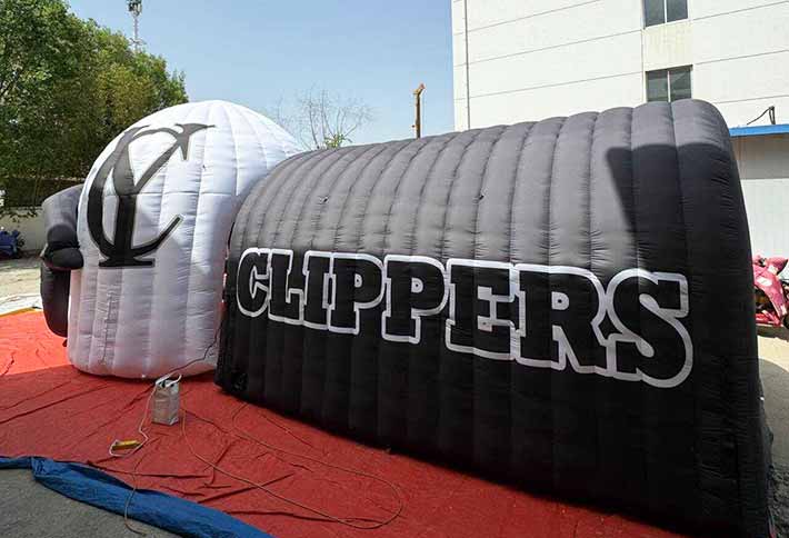 Inflatable Football Tunnel With Logo