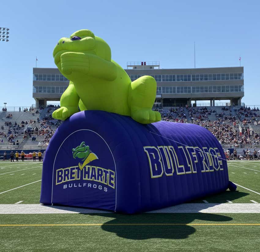 Inflatable Bullfrog Tunnel