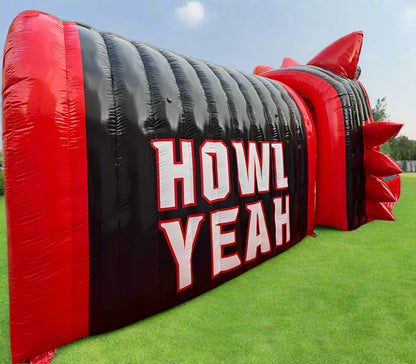 Inflatable Wolf Tunnel