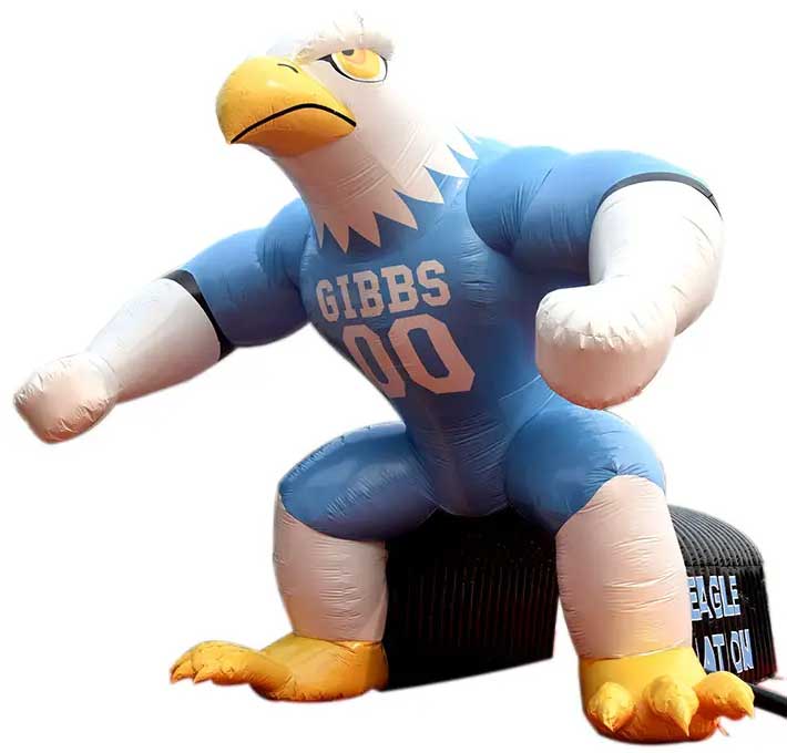 Inflatable Mascot Eagle Tunnels
