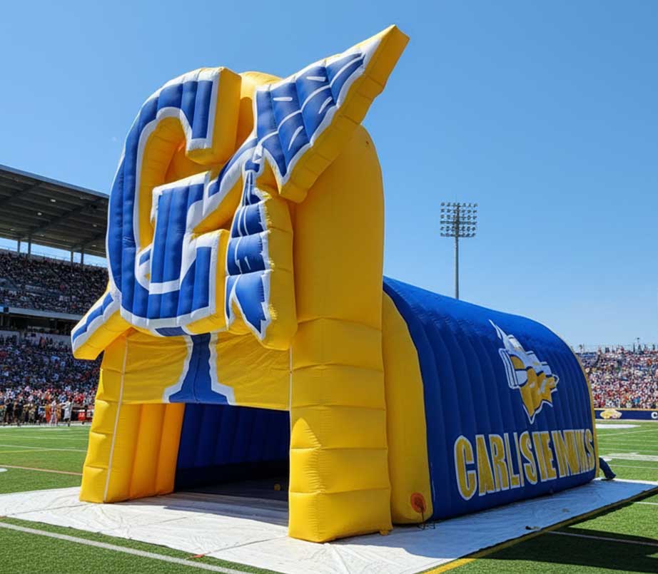 Inflatable Football Tunnel With Front Wall