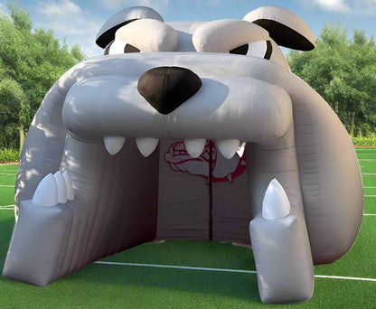 Inflatable Bulldog Tunnel Front