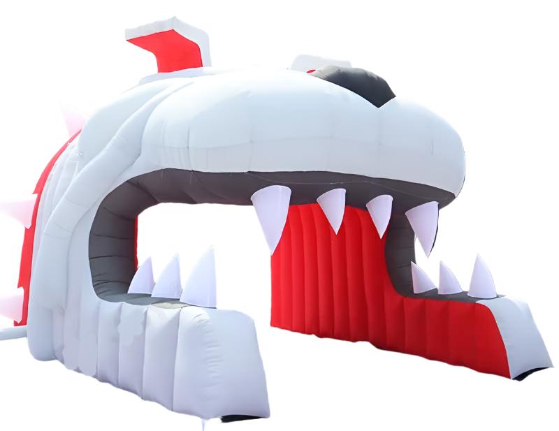 Inflatable Bulldog Tunnel Teeth