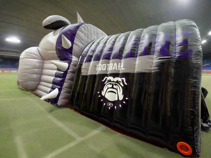 Inflatable Bulldog Tunnel Full