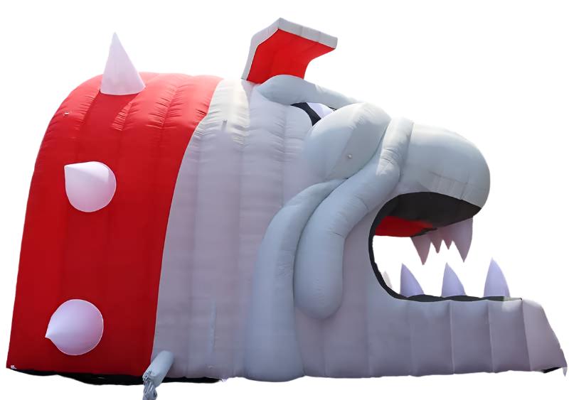 Inflatable Bulldog Tunnel Side