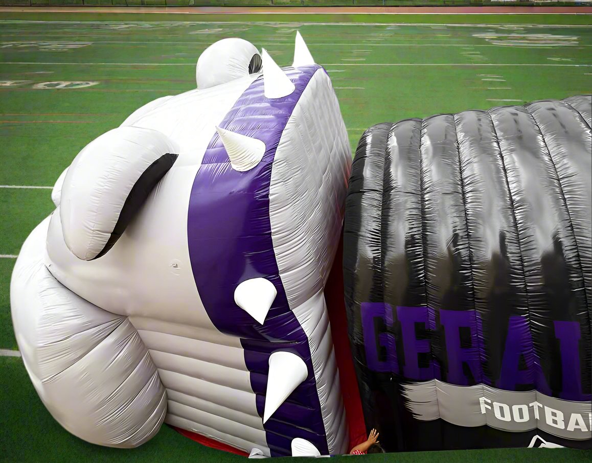 Inflatable Bulldog Tunnel Top