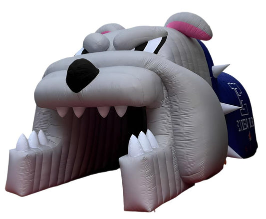 Inflatable Bulldog Tunnel