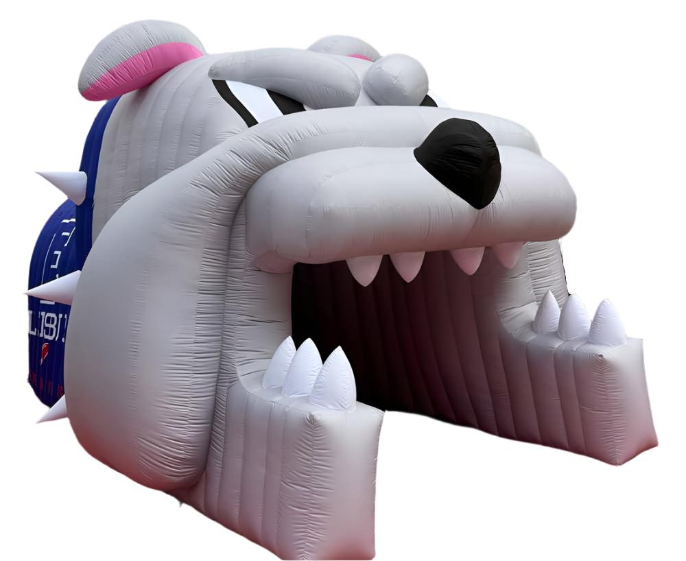 Inflatable Bulldog Football Tunnel