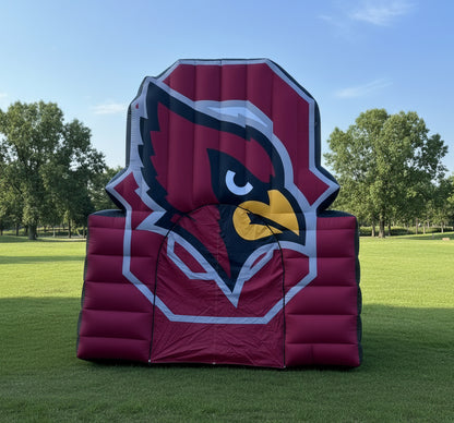 inflatable cardinals logo tunnel front