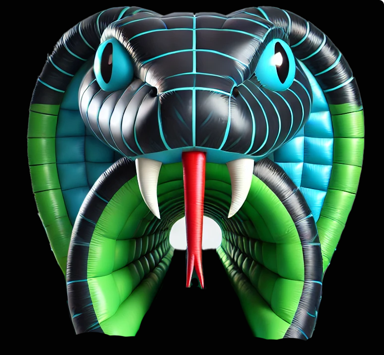 Inflatable Cobra Head Tunnel