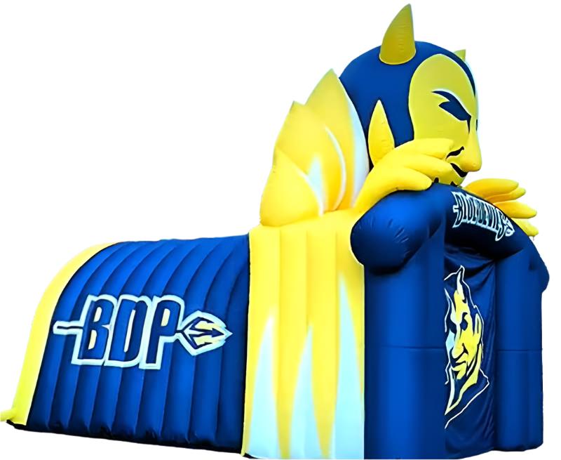 Inflatable Devil Mascot Tunnels