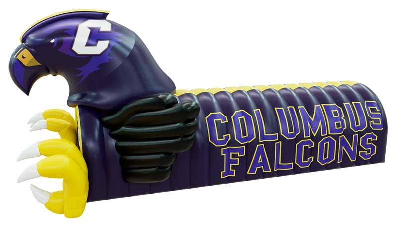 Inflatable Falcon Tunnel Side