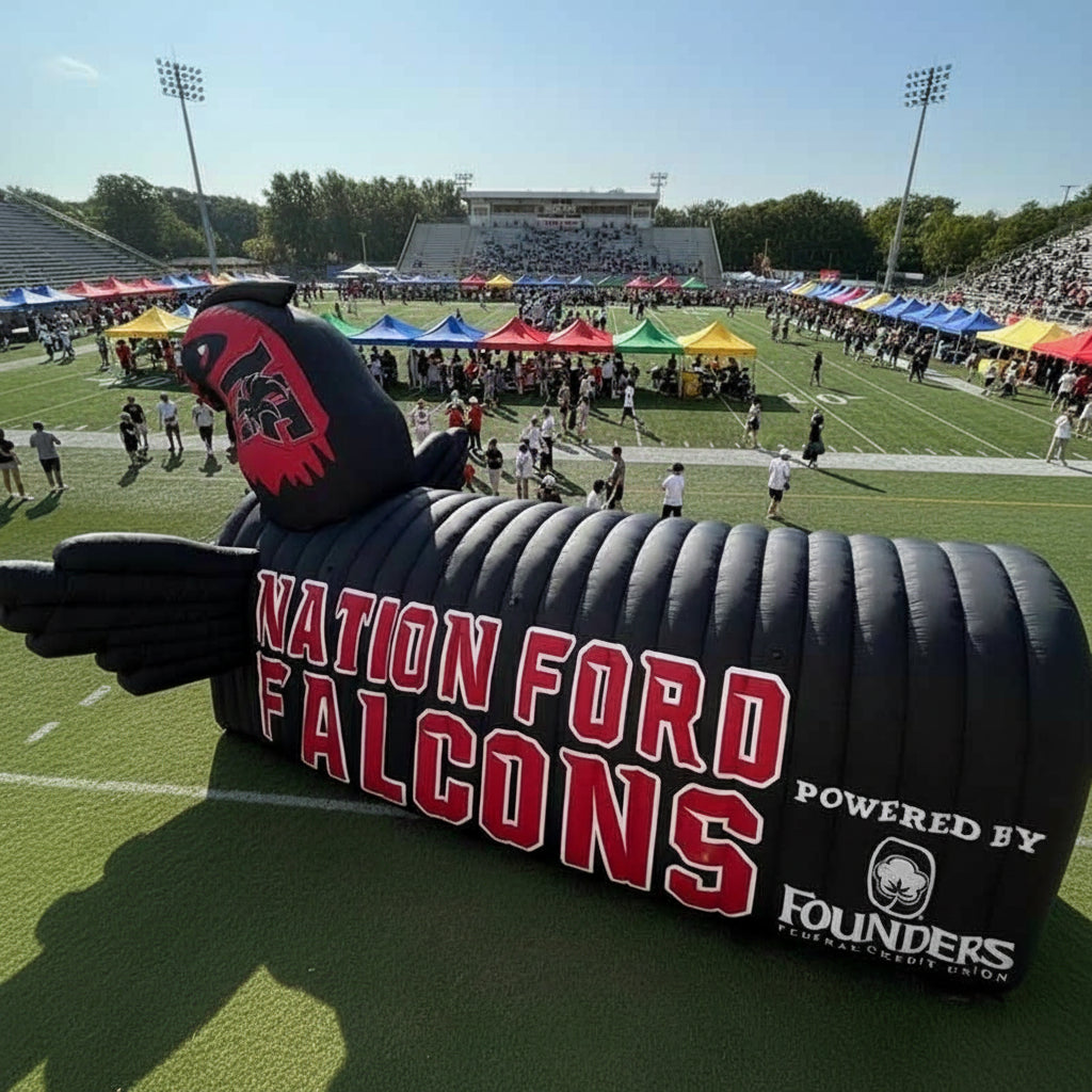 Inflatable Falcon Tunnel – Inflatable Football Tunnels