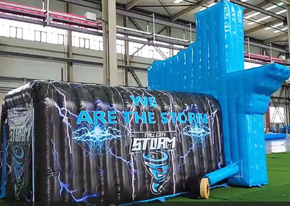 Inflatable Football Tunnel With Front Wall