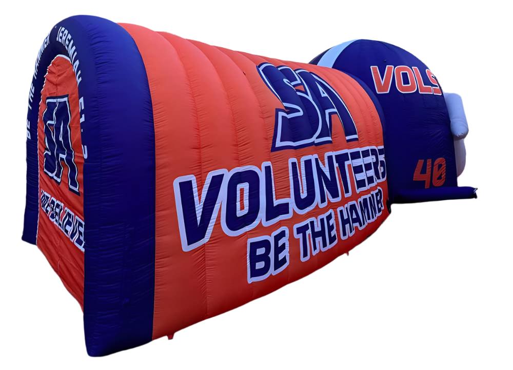 Inflatable Football Helmet Tunnel - On Sale