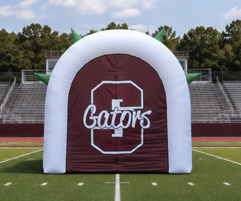 large inflatable gator tunnel back