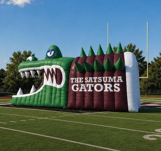 large inflatable gator tunnel