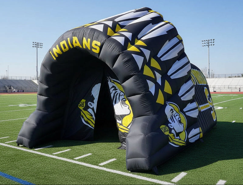 Inflatable Indian Headdress Tunnel