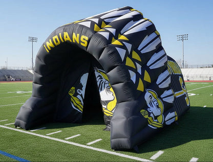 Inflatable Indian Headdress Tunnel