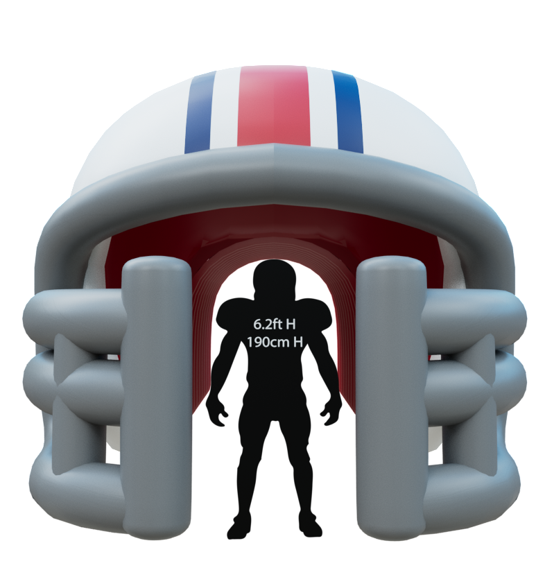 Inflatable Football Helmet Tunnel