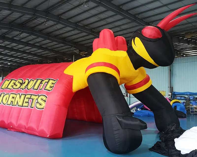 Inflatable Hornets Tunnel