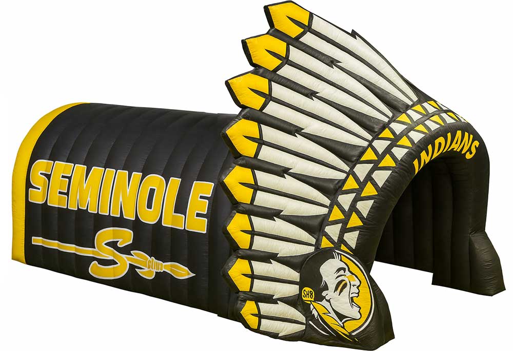 Inflatable Indian Headdress Tunnel