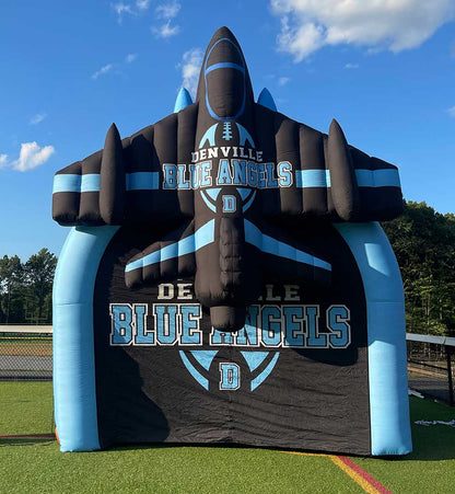 Inflatable Fighter Jet Tunnel