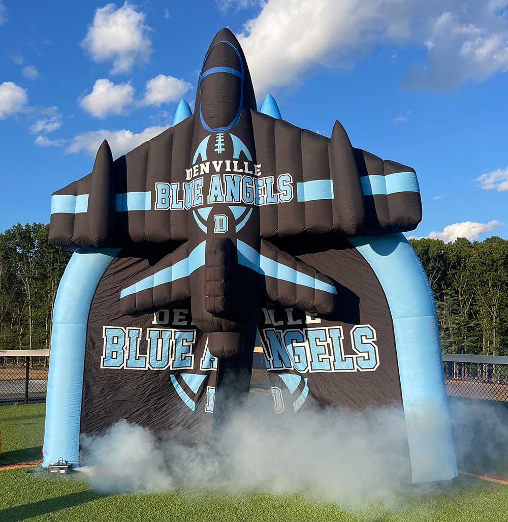 Inflatable Fighter Jet Tunnel