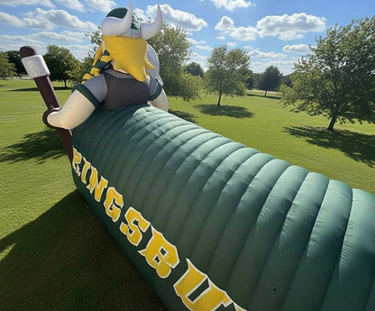 Giant Inflatable Viking Tunnel Top View