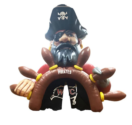 Inflatable Pirate Mascot Tunnel