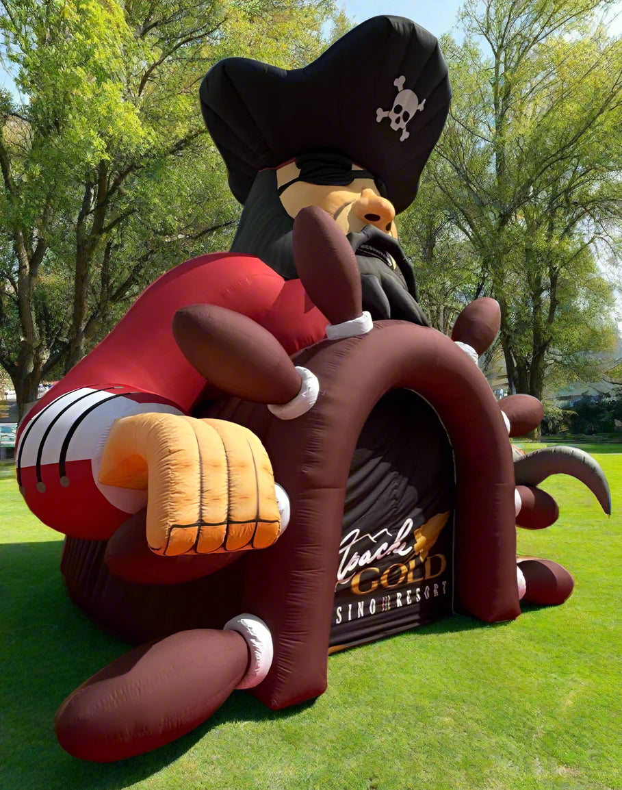 inflatable pirate tunnel